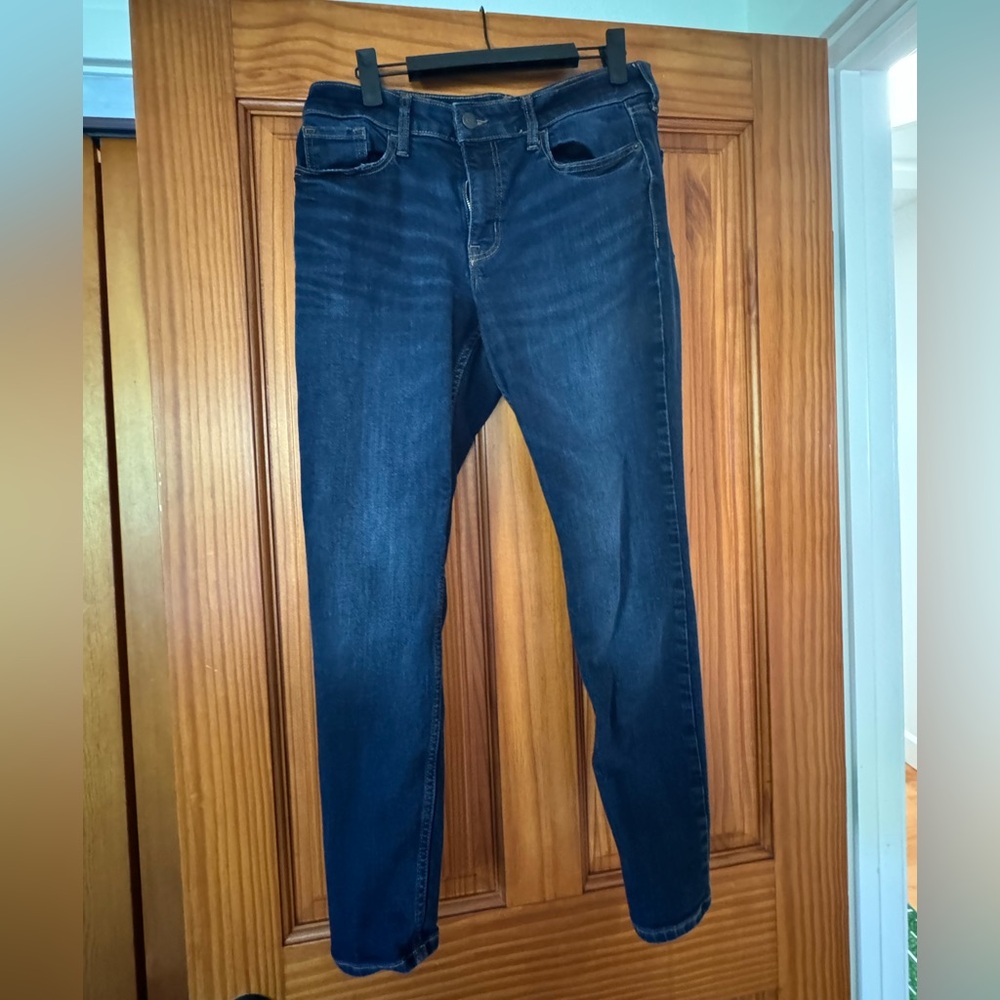 Old Navy Mid-Rise Rockstar Super Skinny Jeans Size 10 Short (petite)